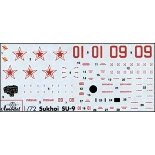 Su-9 Soviet fighter-interceptor - Amodel AMO72135