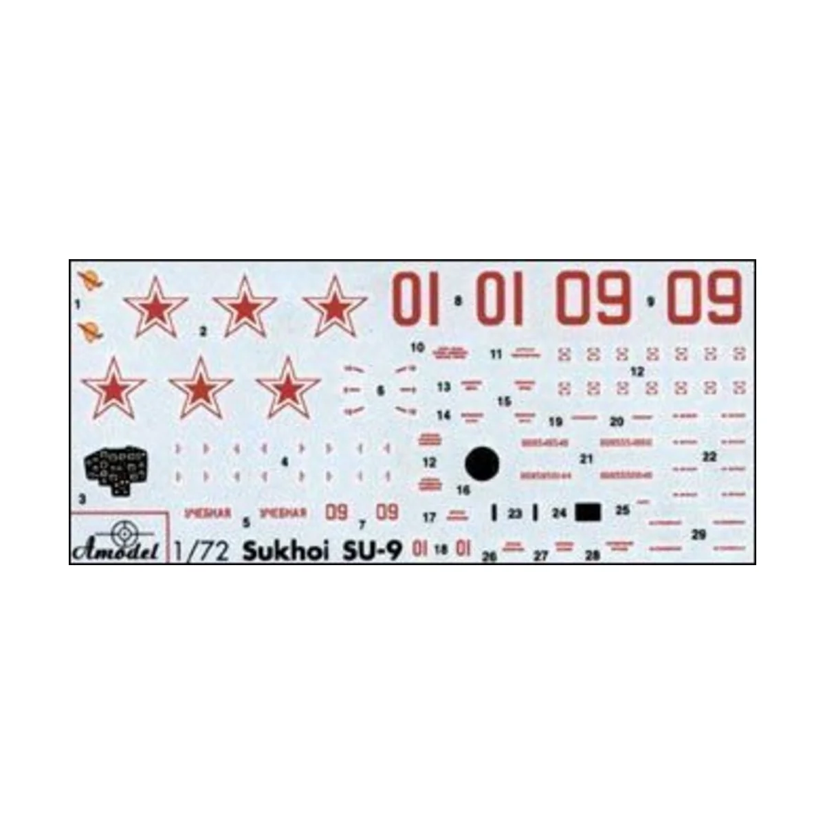 Su-9 Soviet fighter-interceptor - Amodel AMO72135