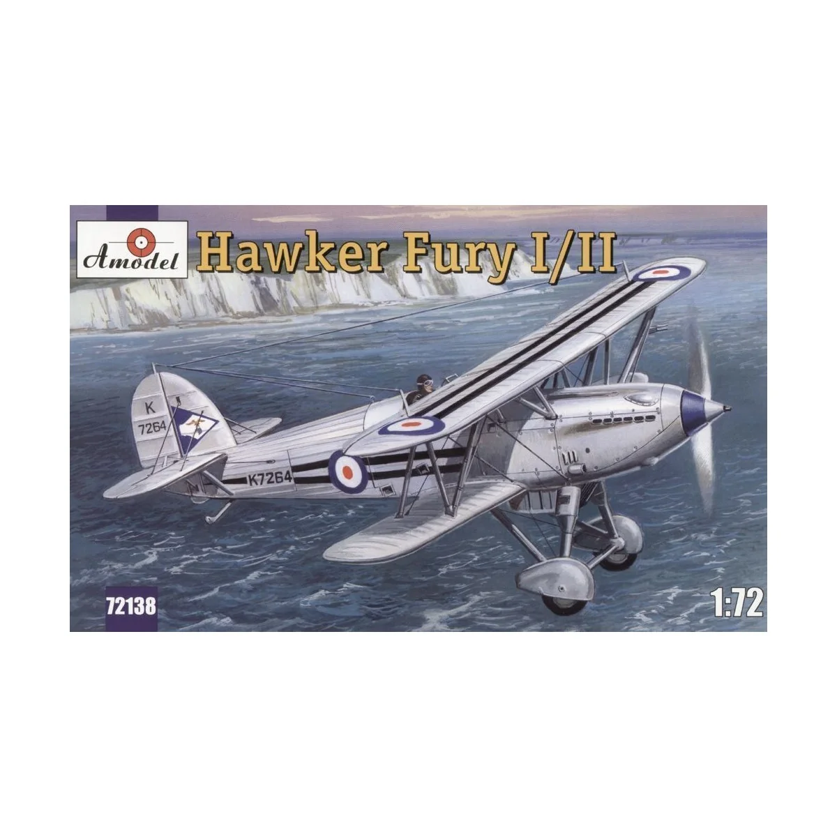Hawker Fury I/II USAF fighter, 1/72 - Amodel AMO72138 Hawker Fury I/II USAF fighter, 1/72 - Amodel AMO72138
