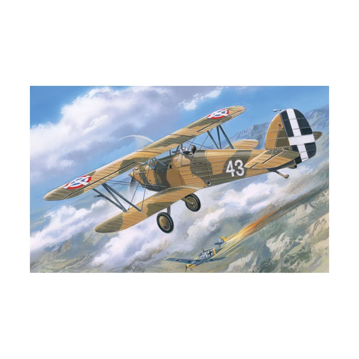 Hawker Fury Yugoslavian AF fighter - Amodel AMO72140