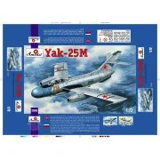 Yakovlev Yak-25M Soviet fighter, 1/72 - Amodel AMO72143 Yakovlev Yak-25M Soviet fighter, 1/72 - Amodel AMO72143