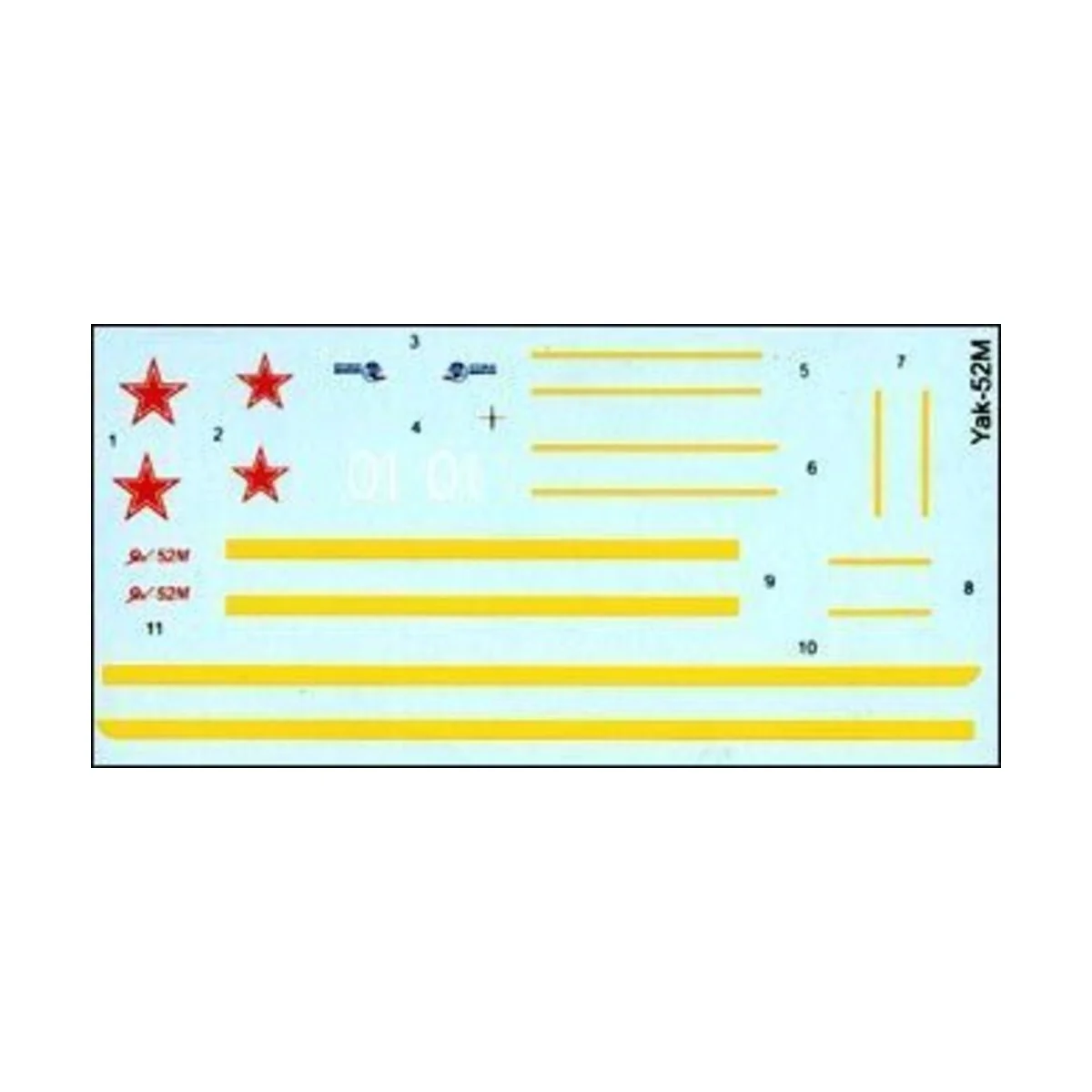 Yak-52M two-seat sporting aircraft, 1/72 - Amodel AMO72144