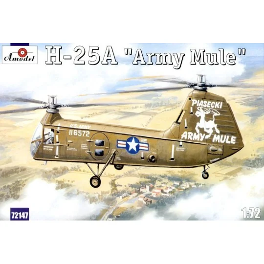 H-25A 'Army Mule' USAF helicopter, 1/72 - Amodel AMO72147 H-25A 'Army Mule' USAF helicopter, 1/72 - Amodel AMO72147