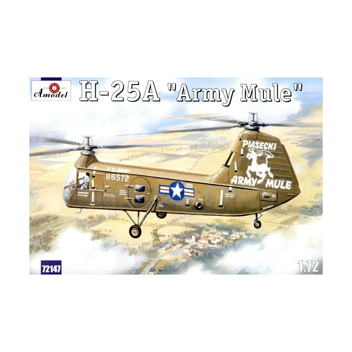 H-25A 'Army Mule' USAF helicopter, 1/72 - Amodel AMO72147 H-25A 'Army Mule' USAF helicopter, 1/72 - Amodel AMO72147