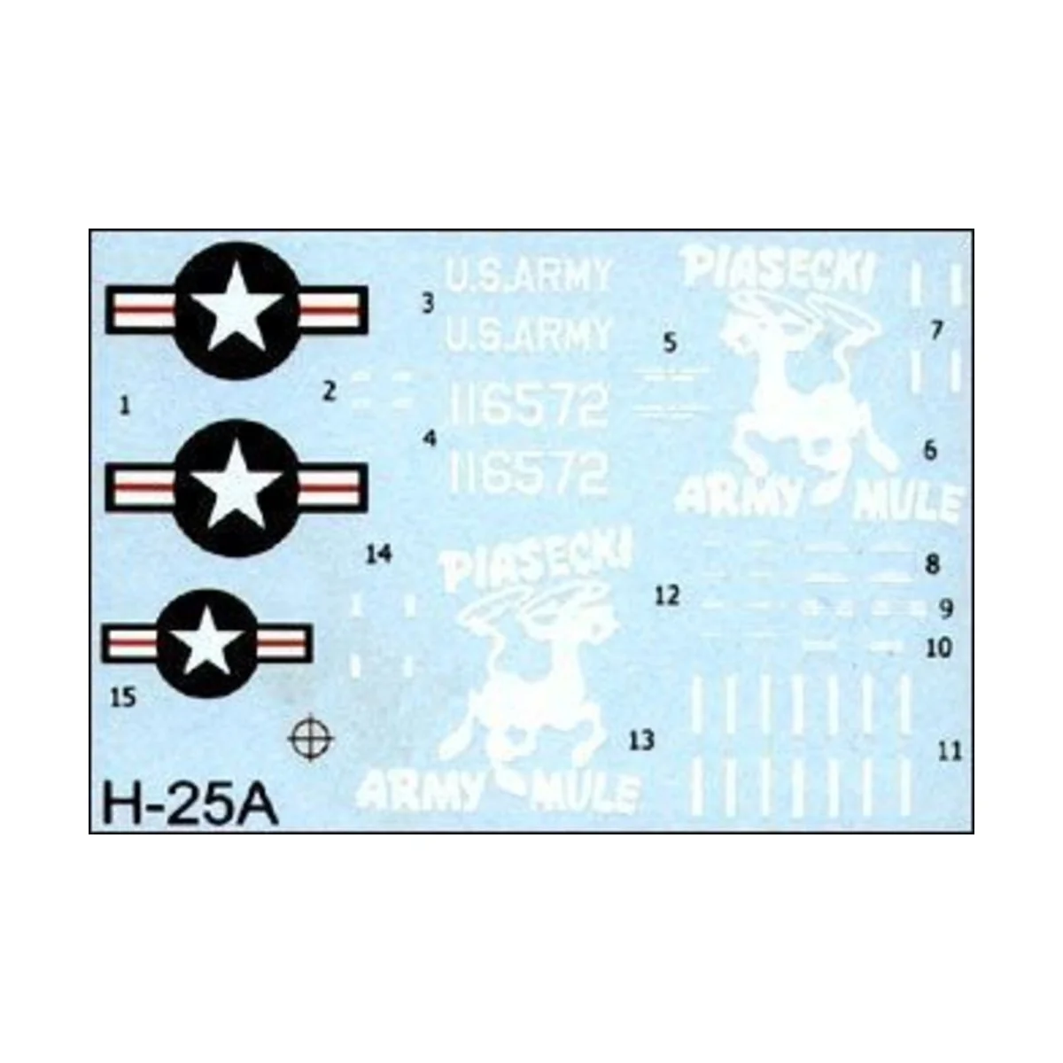 H-25A 'Army Mule' USAF helicopter - Amodel AMO72147