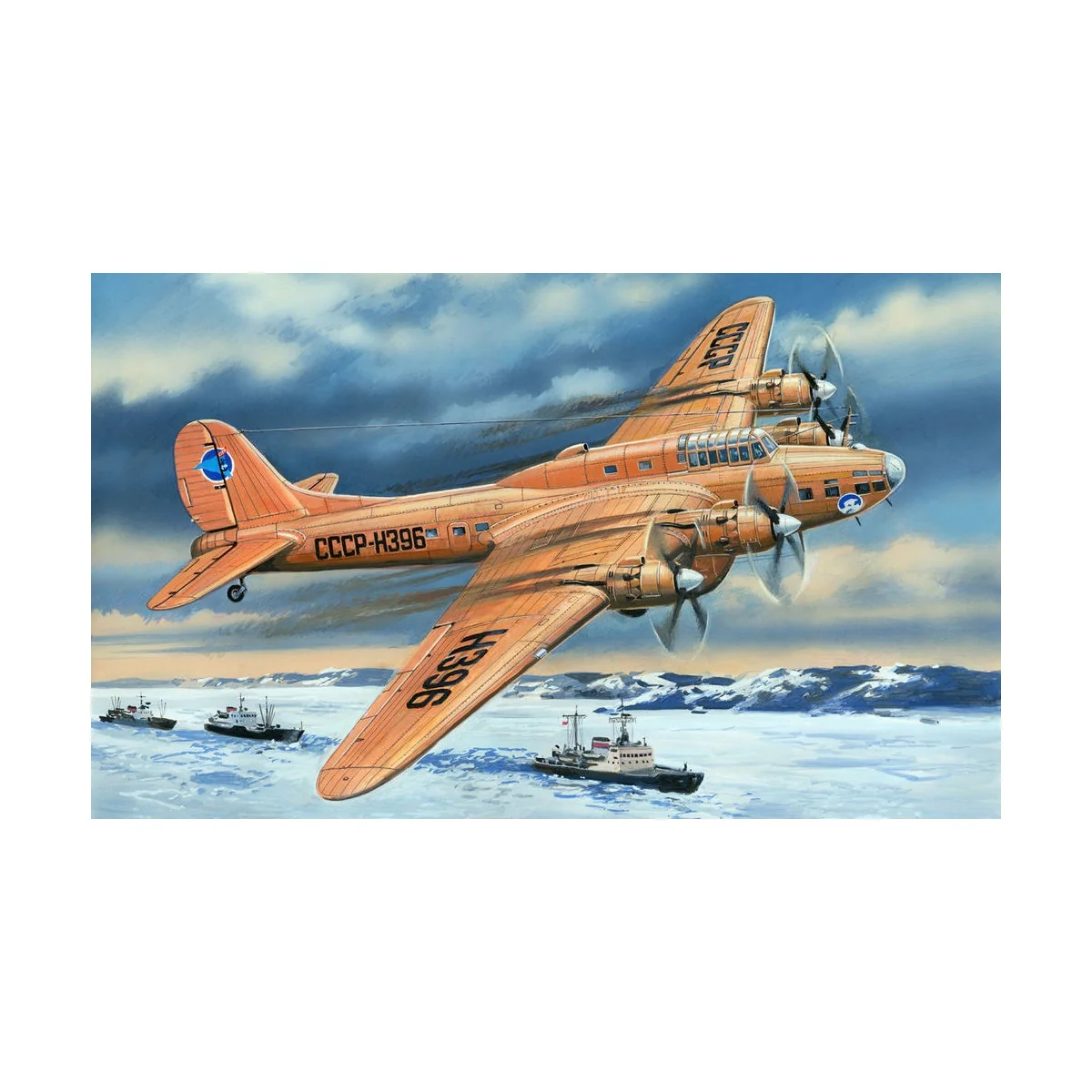 Pe-8 artic aircraft - Amodel AMO72155