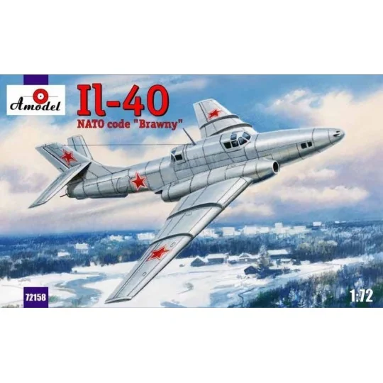 Ilyushin IL-40 "Brawny Soviet aircraft", 1/72 - Amodel AMO72158 Ilyushin IL-40 "Brawny Soviet aircraft", 1/72 - Amodel AMO72158