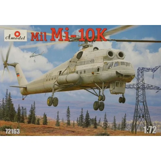 Mil Mi-10K Soviet 'Flying Crane' heli, 1/72 - Amodel AMO72163 Mil Mi-10K Soviet 'Flying Crane' heli, 1/72 - Amodel AMO72163