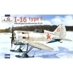 Polikarpov I-16 type 6 Soviet fighter, 1/72 - Amodel AMO72164