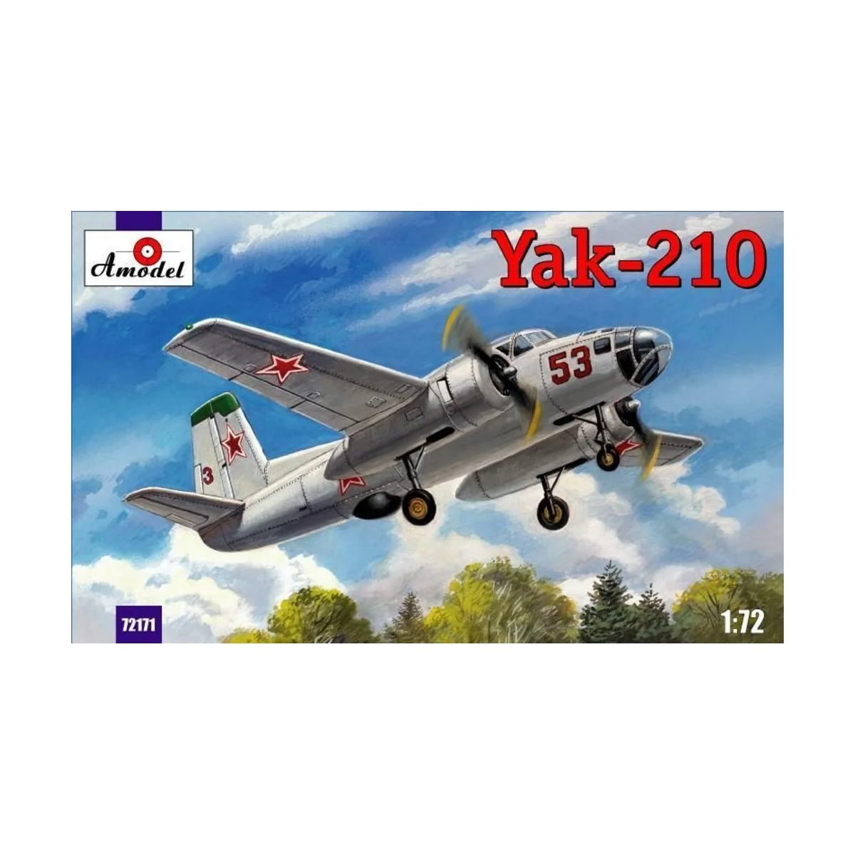 Yak-210 Soviet trainer aircraft - Amodel AMO72171