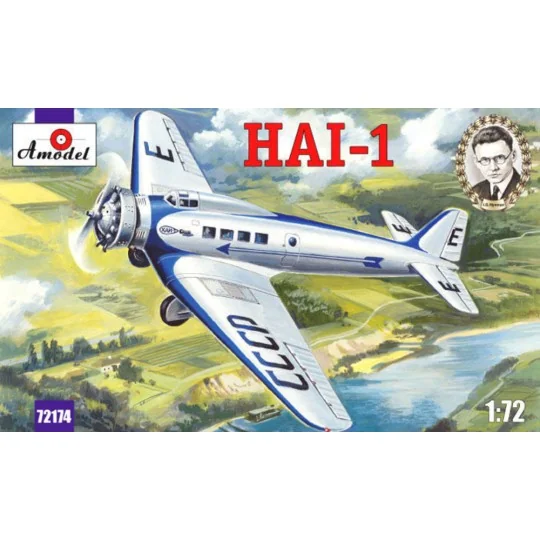 HAI-1 Soviet passenger aircraft, 1/72 - Amodel AMO72174