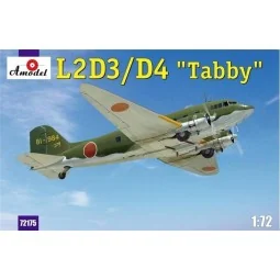 L2D3/D4 Taddy Japan transport aircraft, 1/72 - Amodel AMO72175