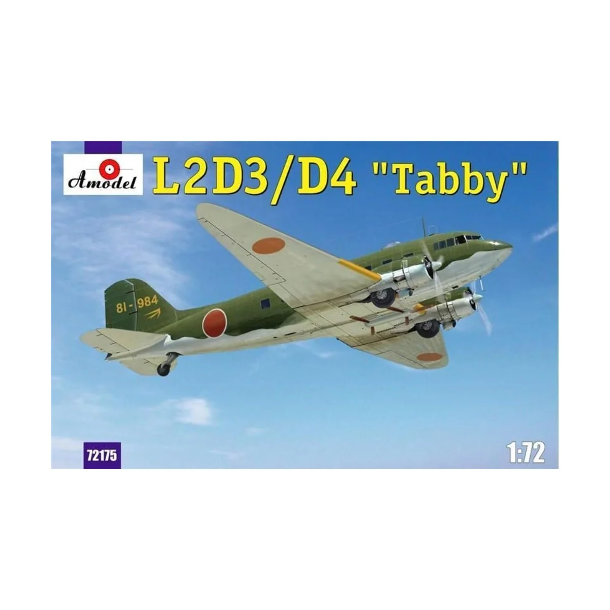 L2D3/D4 Taddy Japan transport aircraft, 1/72 - Amodel AMO72175