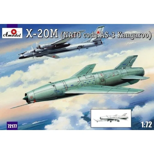 X-20M (AS-3 Kangaroo) Soviet guided miss, 1/72 - Amodel AMO72177 X-20M (AS-3 Kangaroo) Soviet guided miss, 1/72 - Amodel AMO72177
