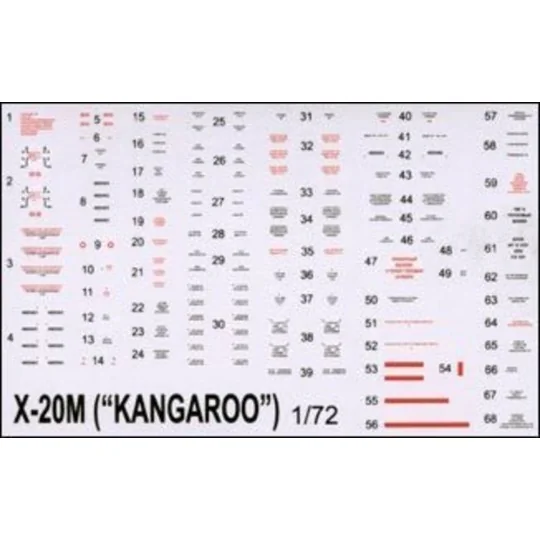 X-20M (AS-3 Kangaroo) Soviet guided miss, 1/72 - Amodel AMO72177 X-20M (AS-3 Kangaroo) Soviet guided miss, 1/72 - Amodel AMO72177