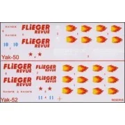 Yak-50 & Yak-52 'Flieger Revue' aerobati, 1/72 - Amodel AMO72179