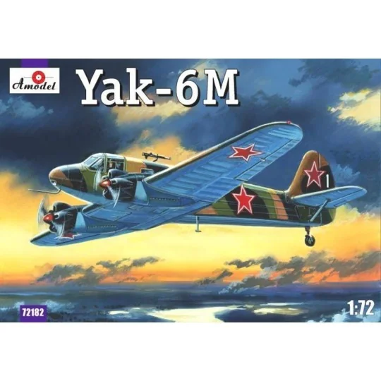Yakovlev Yak-6M Sov. light transport air, 1/72 - Amodel AMO72182 Yakovlev Yak-6M Sov. light transport air, 1/72 - Amodel AMO72182