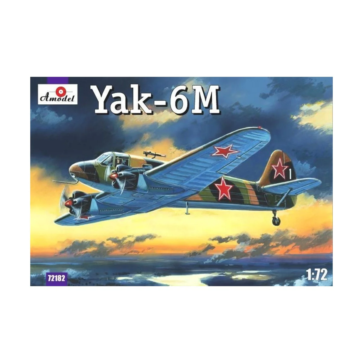 Yakovlev Yak-6M Sov. light transport air, 1/72 - Amodel AMO72182 Yakovlev Yak-6M Sov. light transport air, 1/72 - Amodel AMO72182