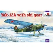 Yakovlev Yak-12A with ski gear, 1/72 - Amodel AMO72187