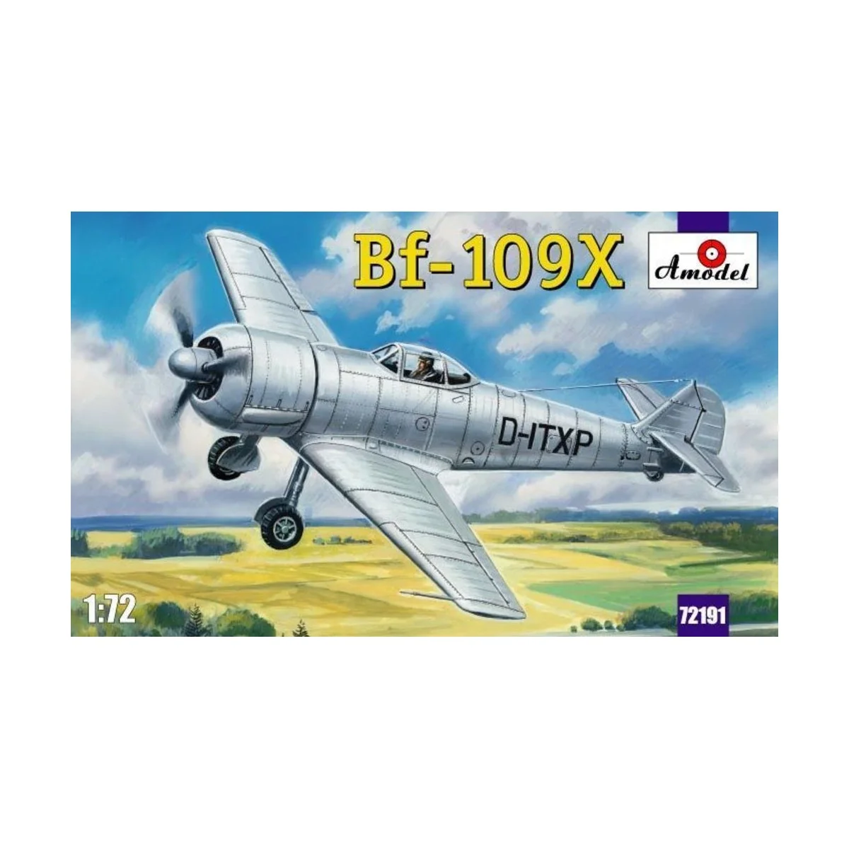 Bf-109X German experimental aircraft - Amodel AMO72191