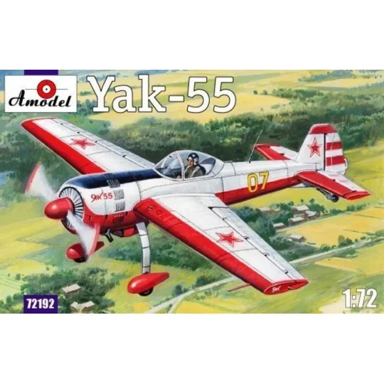 Yak-55 Soviet aerobatic aircraft, 1/72 - Amodel AMO72192 Yak-55 Soviet aerobatic aircraft, 1/72 - Amodel AMO72192