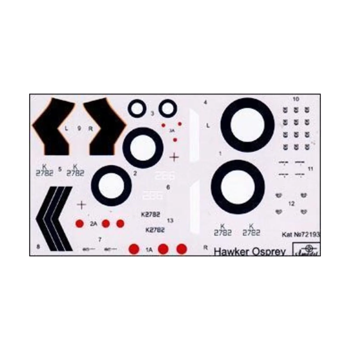 Hawker Osprey, 1/72 - Amodel AMO72193