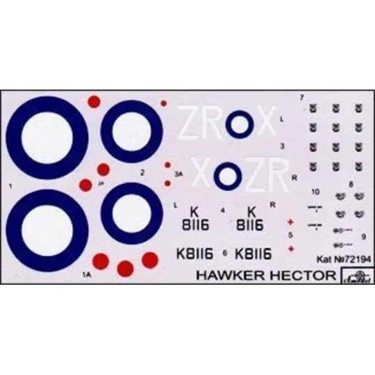 Hawker Hector, 1/72 - Amodel AMO72194