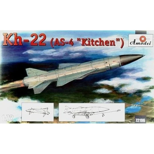 Kh-22(AS-4 'Kitchen') long-range anti-sh, 1/72 - Amodel AMO72196