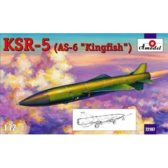 KSR-5(AS-6 'Kingfish') long-range anti-s, 1/72 - Amodel AMO72197