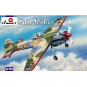 Yak-55M Soviet aerobatic aircraft, 1/72 - Amodel AMO72200 Yak-55M Soviet aerobatic aircraft, 1/72 - Amodel AMO72200