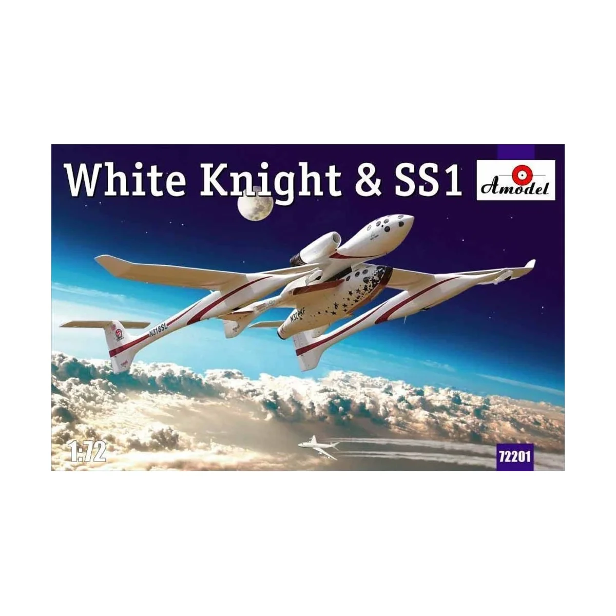 White Knight & SS1, 1/72 - Amodel AMO72201 White Knight & SS1, 1/72 - Amodel AMO72201