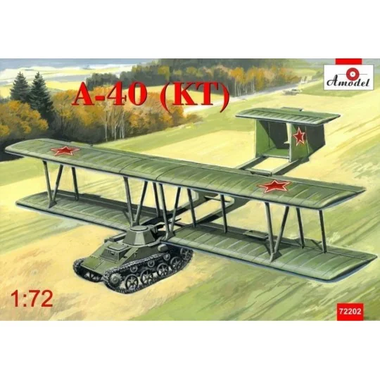 Antonov A-40 (KT)prototype flying tank T, 1/72 - Amodel AMO72202 Antonov A-40 (KT)prototype flying tank T, 1/72 - Amodel AMO72202