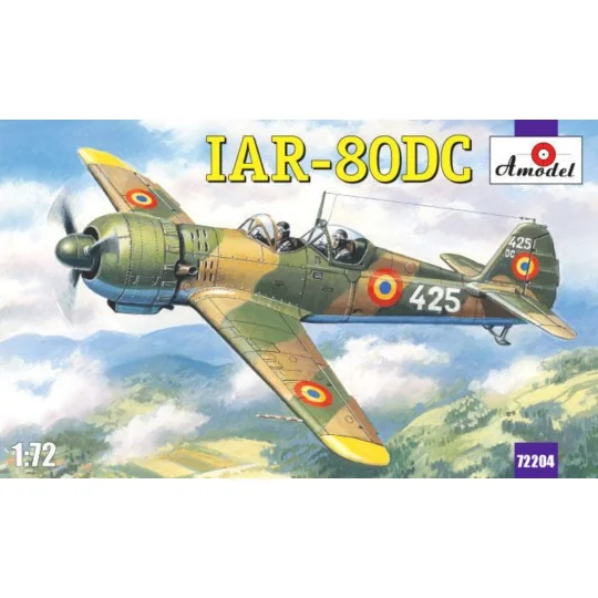 IAR-80DC Romanian training aircraft, 1/72 - Amodel AMO72204 IAR-80DC Romanian training aircraft, 1/72 - Amodel AMO72204
