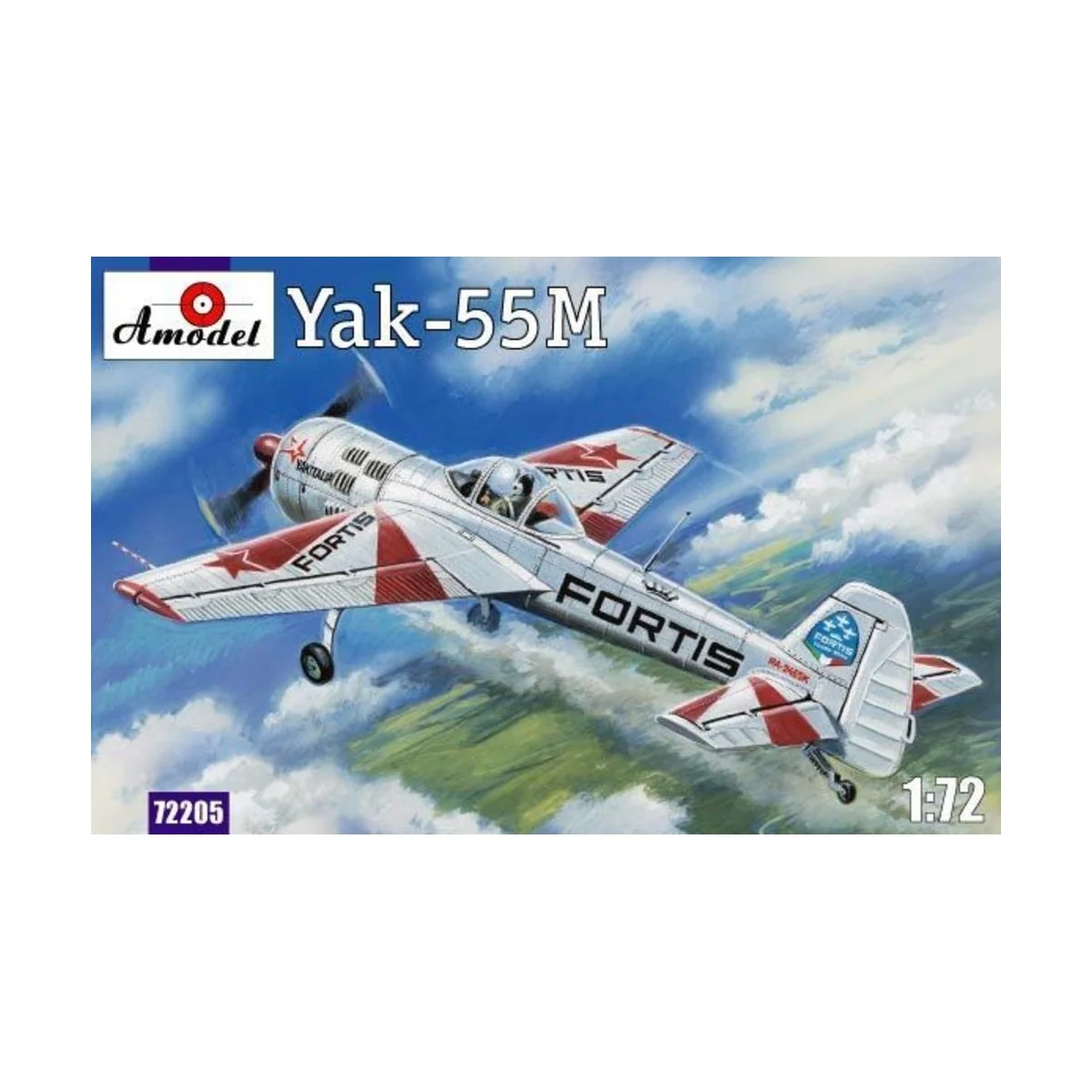Yak-55M 'FORTIS', 1/72 - Amodel AMO72205 Yak-55M 'FORTIS', 1/72 - Amodel AMO72205