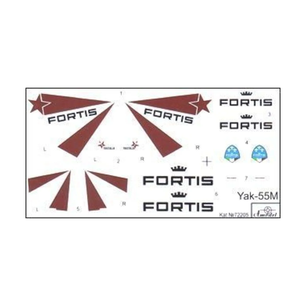Yak-55M 'FORTIS', 1/72 - Amodel AMO72205 Yak-55M 'FORTIS', 1/72 - Amodel AMO72205
