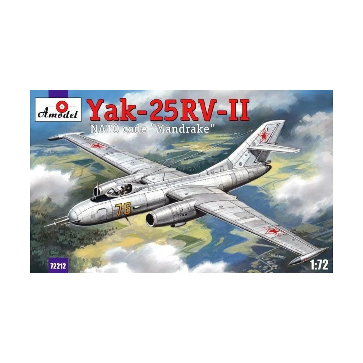 Yakovlev Yak-25RV-II Mandrake sovj. int. - Amodel AMO72212