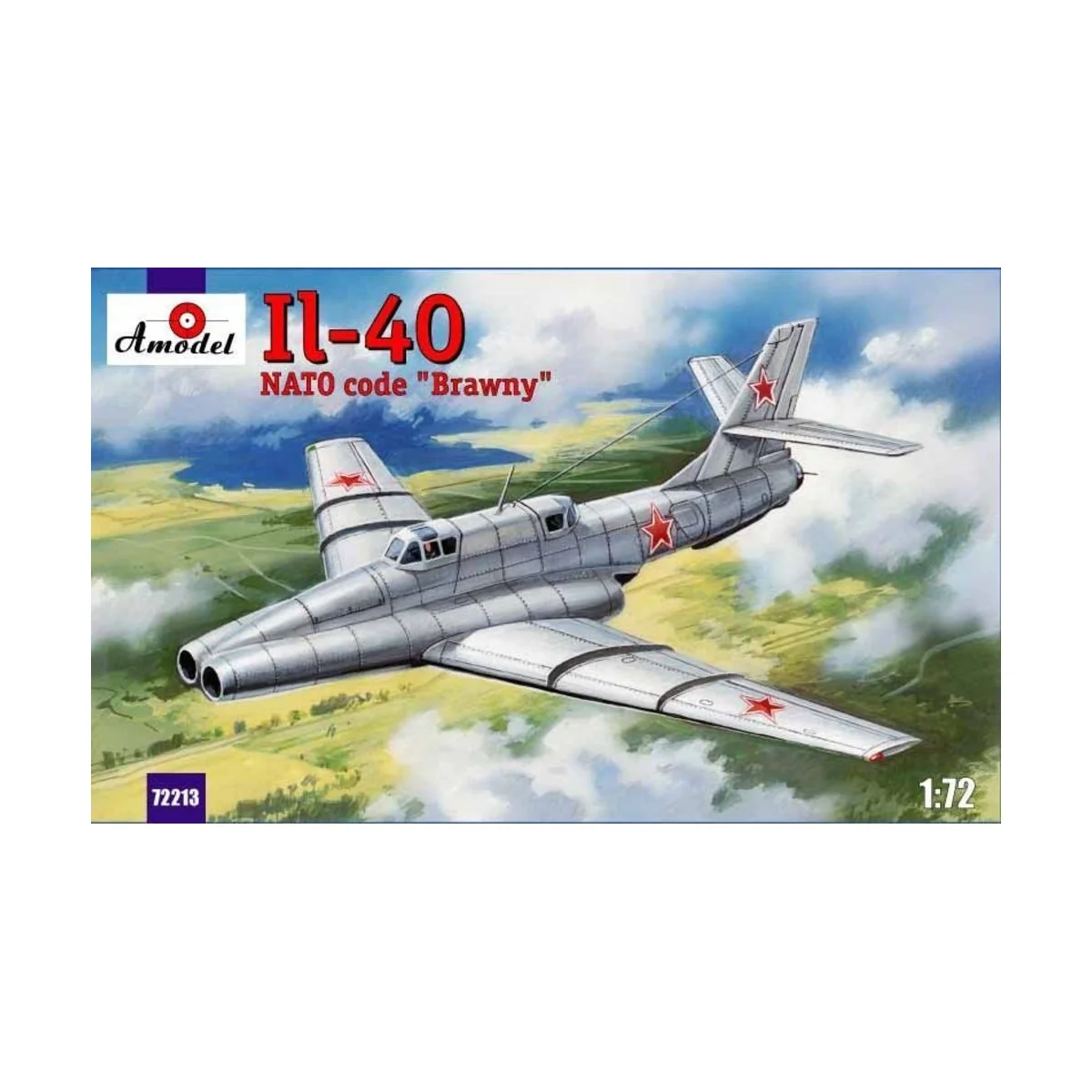 Ilyushin IL-40 "Brawny" Soviet jet-engin, 1/72 - Amodel AMO72213 Ilyushin IL-40 "Brawny" Soviet jet-engin, 1/72 - Amodel AMO72213