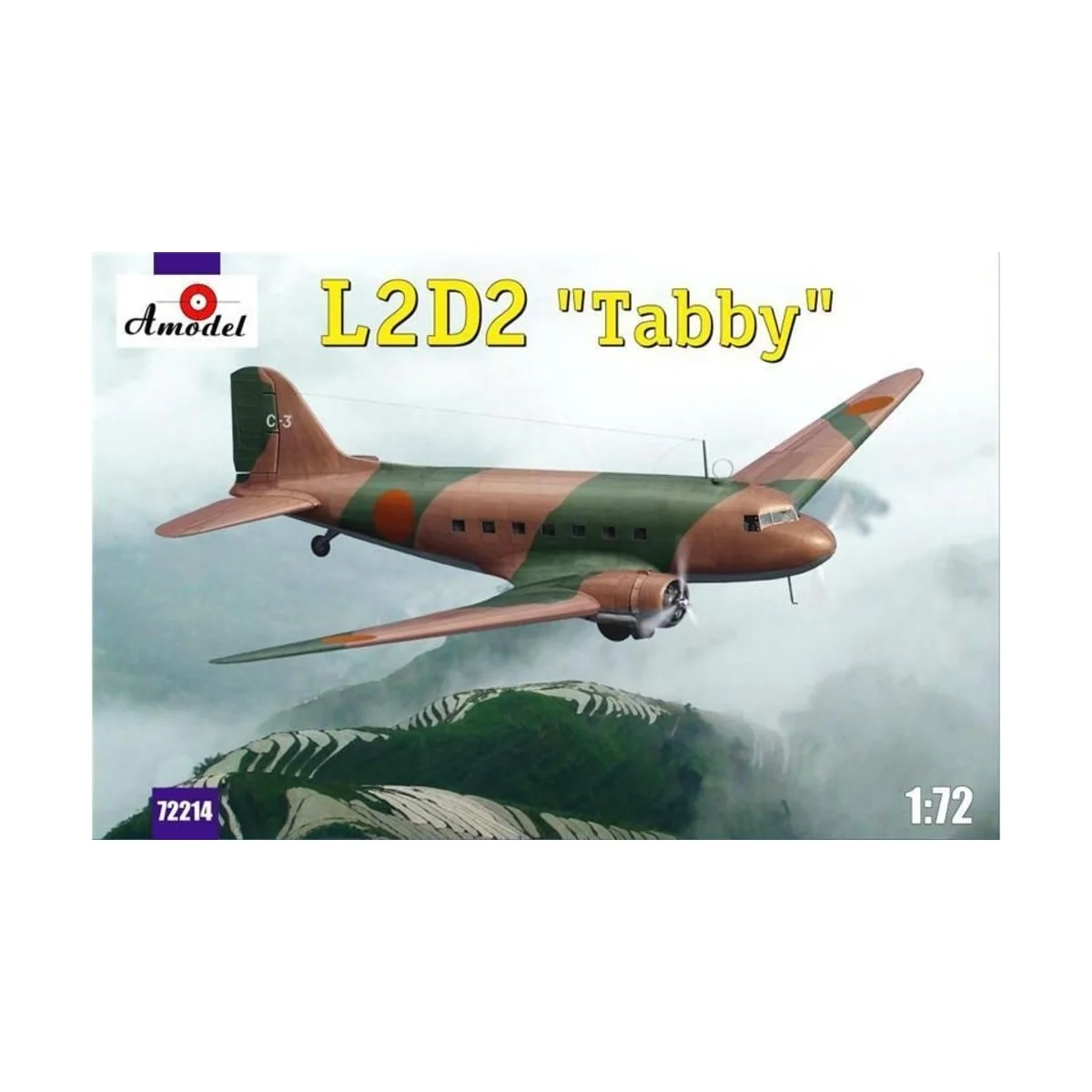 L2D2 Taddy Japan transport aircraft - Amodel AMO72214