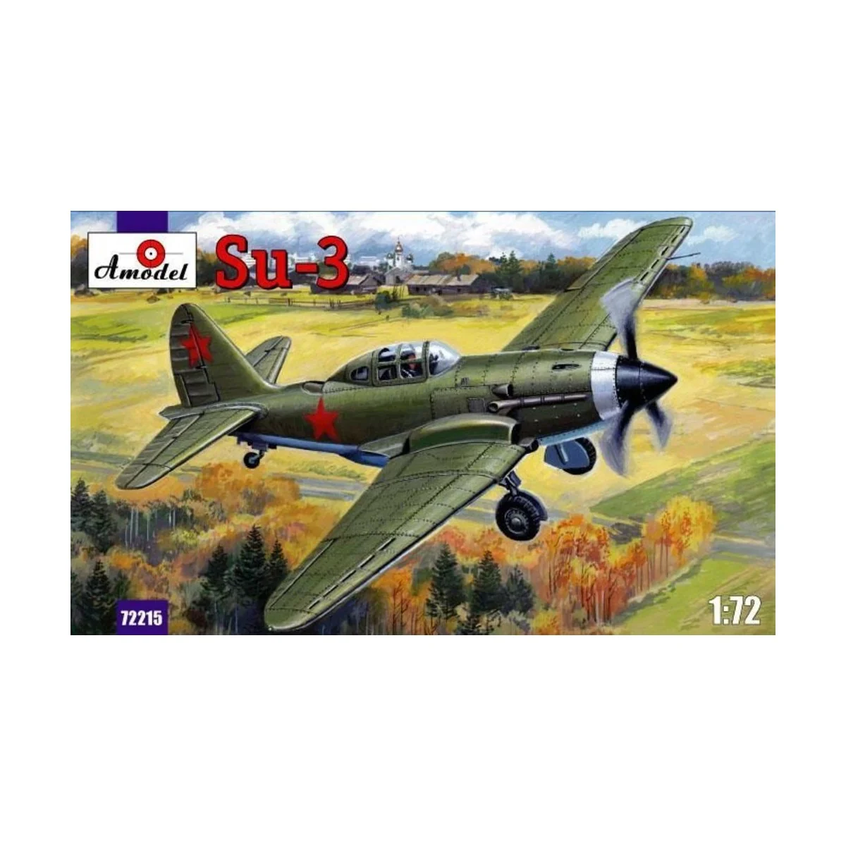 Sukhoi Su-3 Soviet fighter, 1/72 - Amodel AMO72215