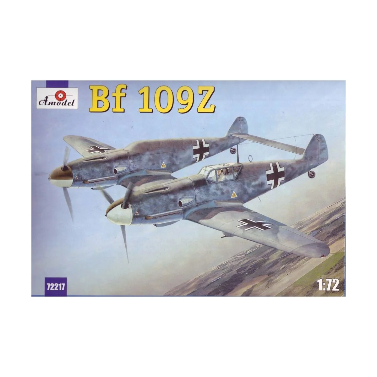 Messerschmitt Bf-109Z, 1/72 - Amodel AMO72217 Messerschmitt Bf-109Z, 1/72 - Amodel AMO72217