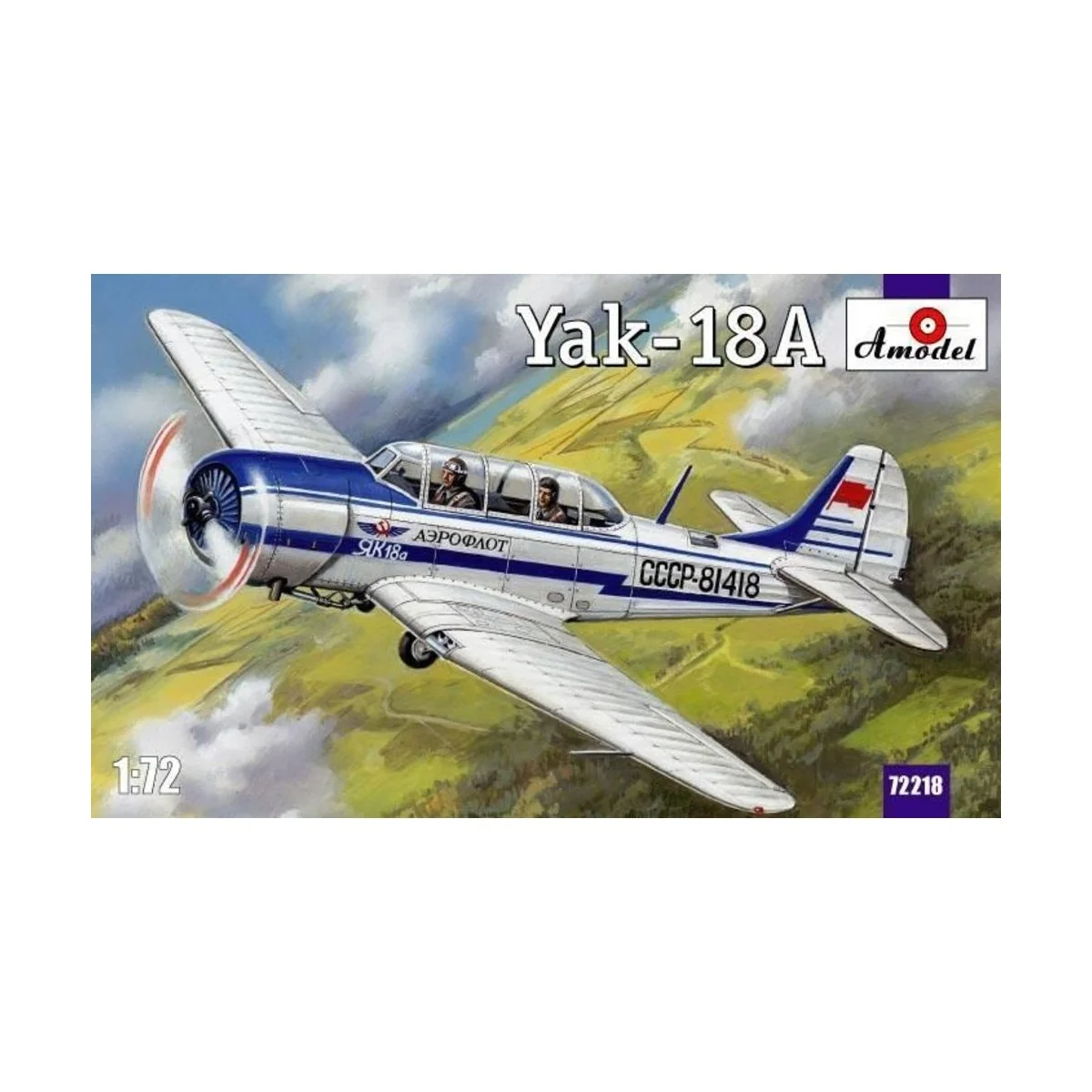 Yakovlev Yak-18 Sov. prim. train. aircr. - Amodel AMO72218