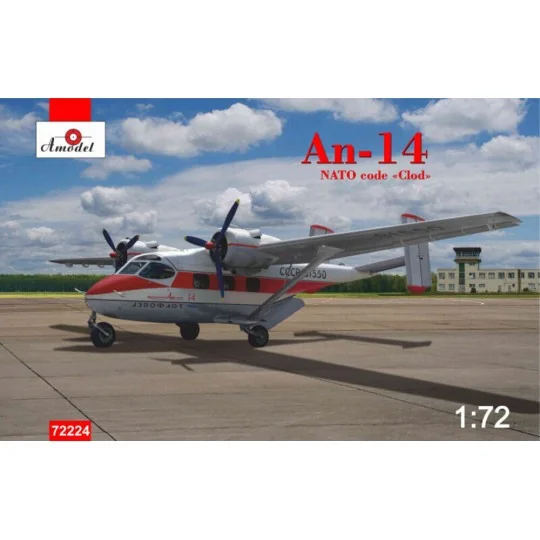 Antonov An-14 NATO code "Clod, 1/72 - Amodel AMO72224 Antonov An-14 NATO code "Clod, 1/72 - Amodel AMO72224