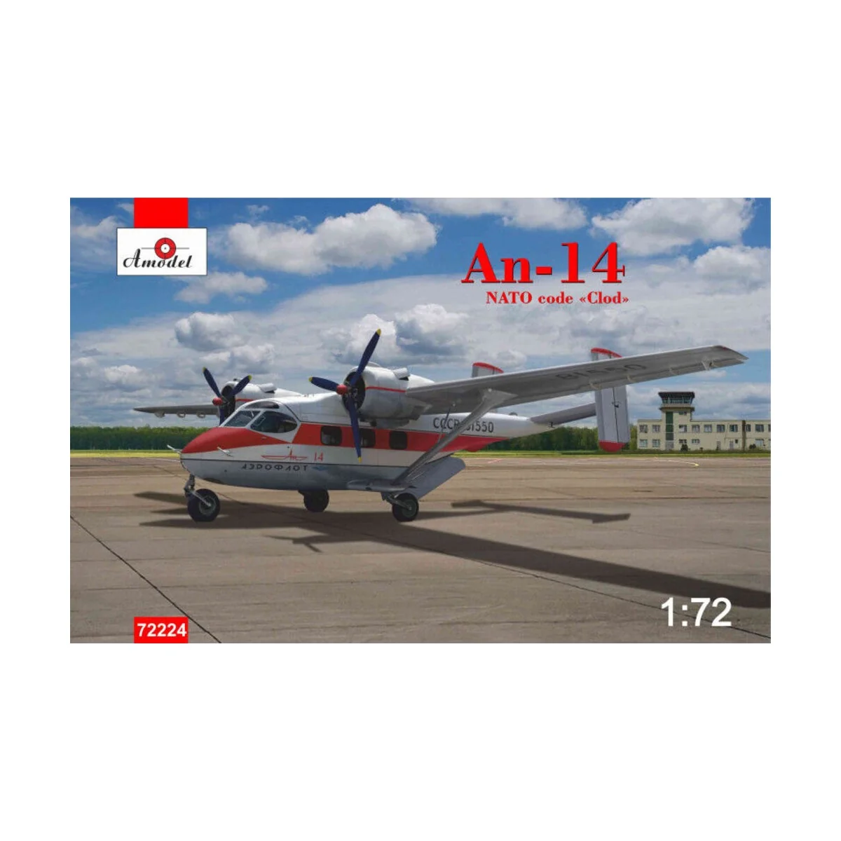 Antonov An-14 NATO code "Clod, 1/72 - Amodel AMO72224 Antonov An-14 NATO code "Clod, 1/72 - Amodel AMO72224