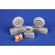 B-26B/C/F/G Marauder Wheels set / for Haseg. and Edu kits, 1/72 - C... B-26B/C/F/G Marauder Wheels set / for Haseg. and Edu kits, 1/72 - C...