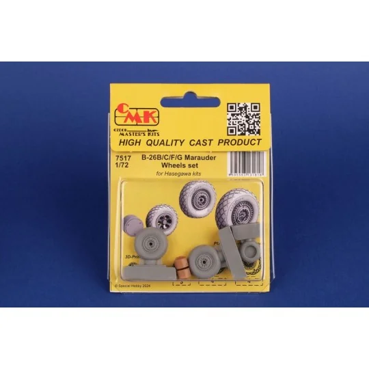B-26B/C/F/G Marauder Wheels set / for Haseg. and Edu kits - CMK 129...
