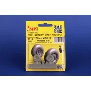 Bloch MB.210 Mainwheels and Tailwheel w/Leg - CMK 129-7518