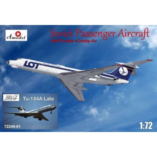 Tupolev Tu-134A, late LOT/Aeroflot - Amodel AMO72249-01
