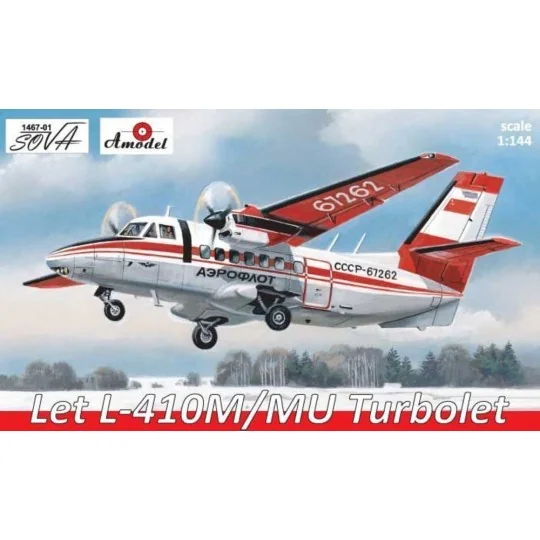 Let L-410M/MU Turbolet, 1/144 - Amodel AMO1467-01