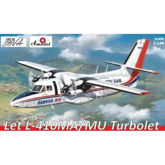 Let L-410MA/MU Turbolet, 1/144 - Amodel AMO1467-02 Let L-410MA/MU Turbolet, 1/144 - Amodel AMO1467-02
