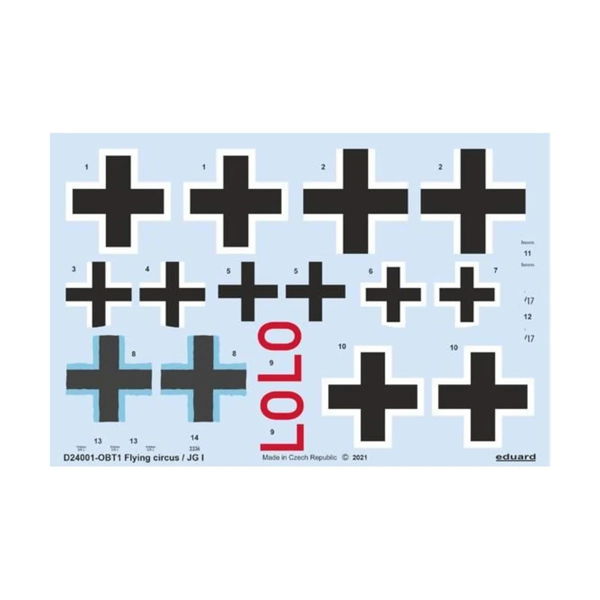 Flying circus / JG I for MENG - Eduard Accessories D24001